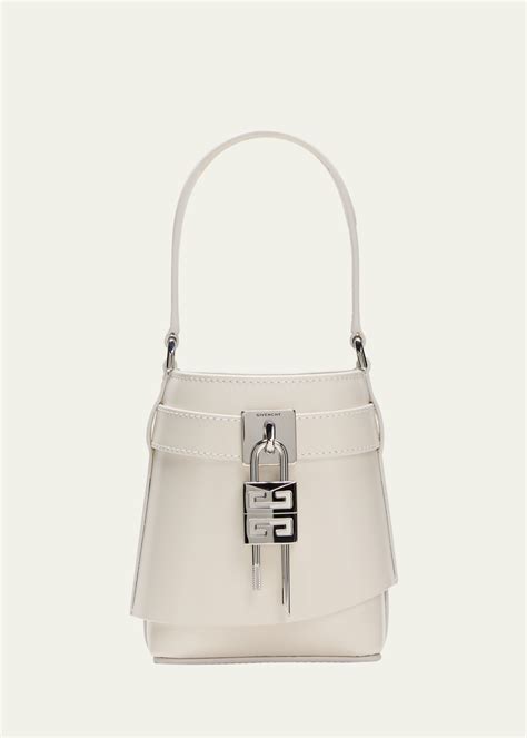 Givenchy Shark Lock Bucket Bag in Box Leather .